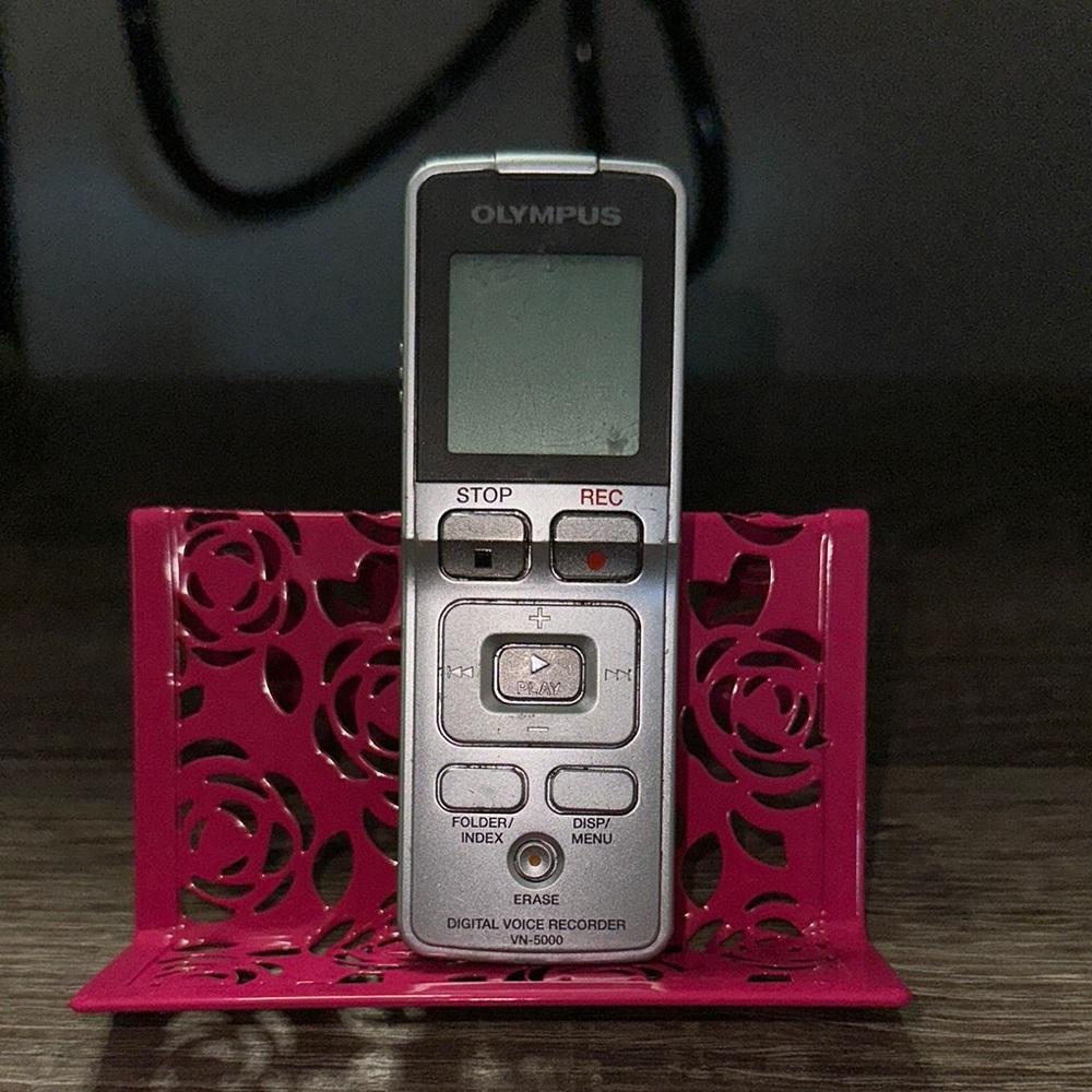 Olympus Silver Digital Voice Recorder